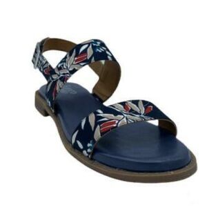 Franco Sarto Velocity Sandal -Navy Floral 7.5